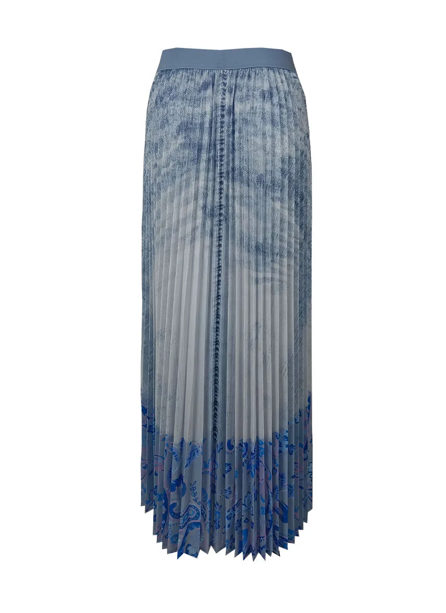 4240047 Printed Pleated Skirt *Last Piece