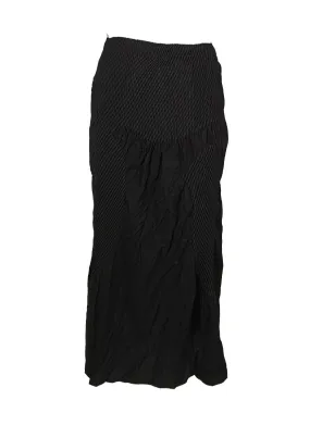 6240031 High Waist Pleated Skirt *Black