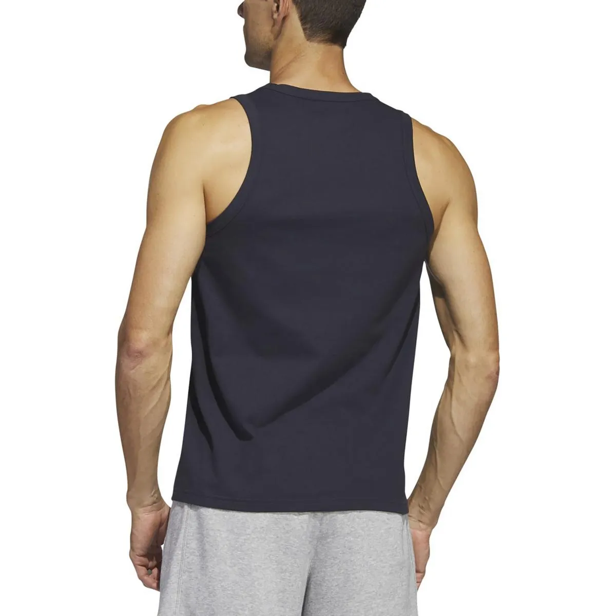 Adidas Mens Graphic Cotton Tank Top