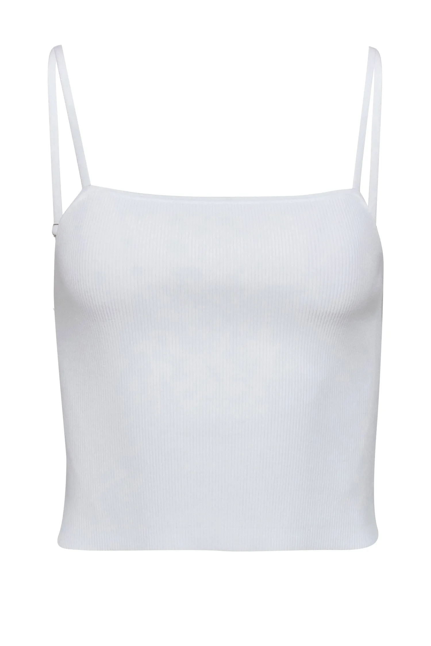 A.L.C. - Whited Ribbed Crop Top Sz S