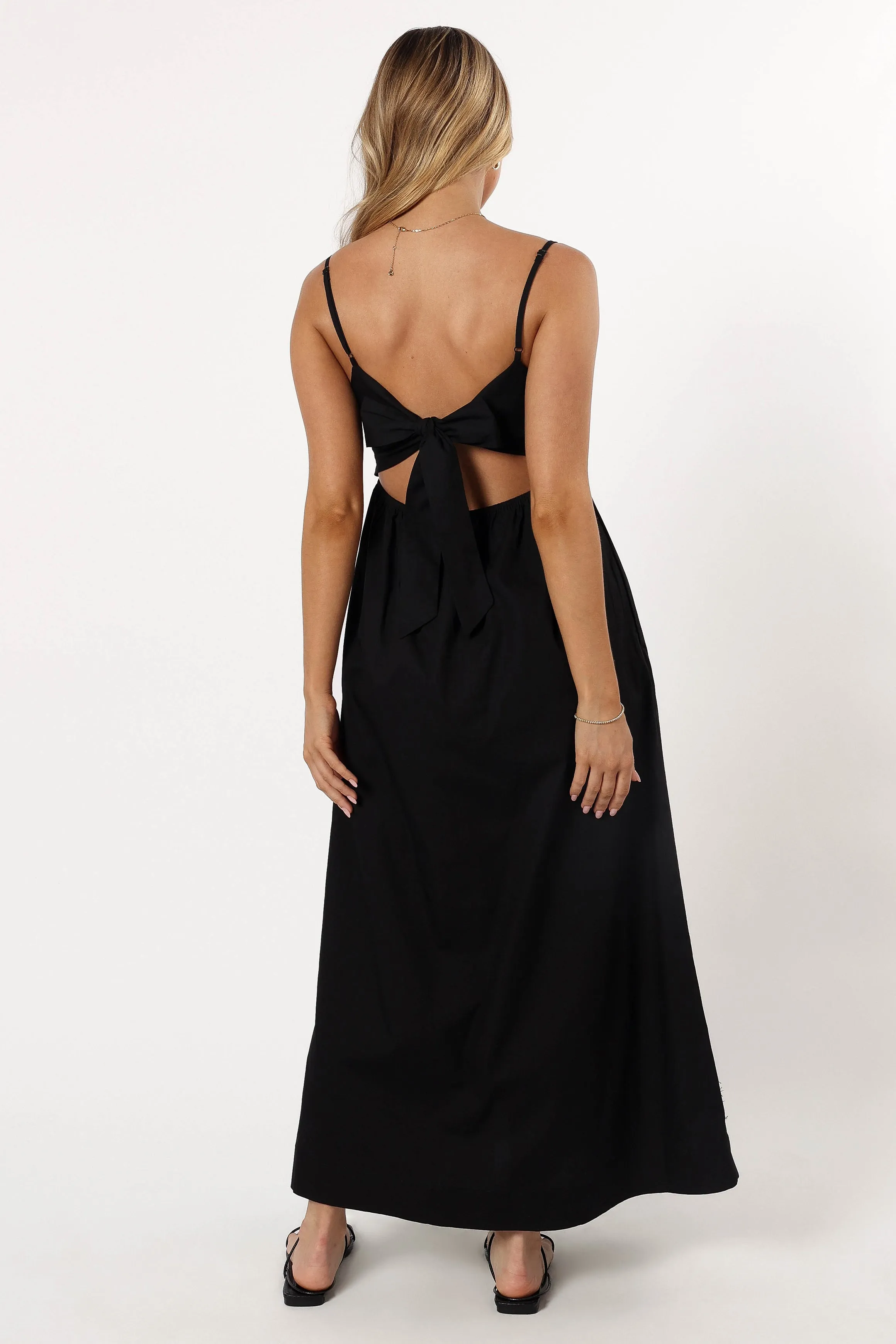 Alena Midi Dress - Black