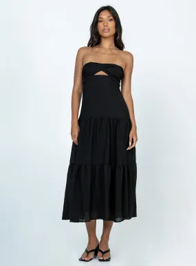 Allie Midi Dress Black