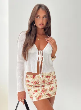 Amessa Lace Mini Skirt Multi