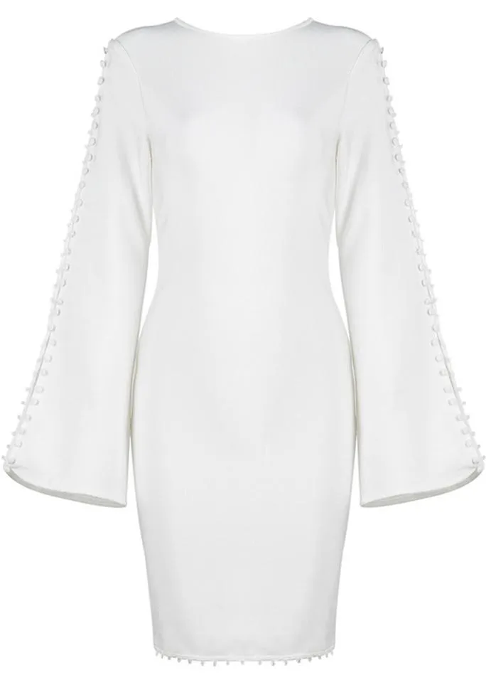 'Analiese' Mini Dress, White