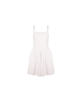 ARIEL MINI DRESS  WHITE