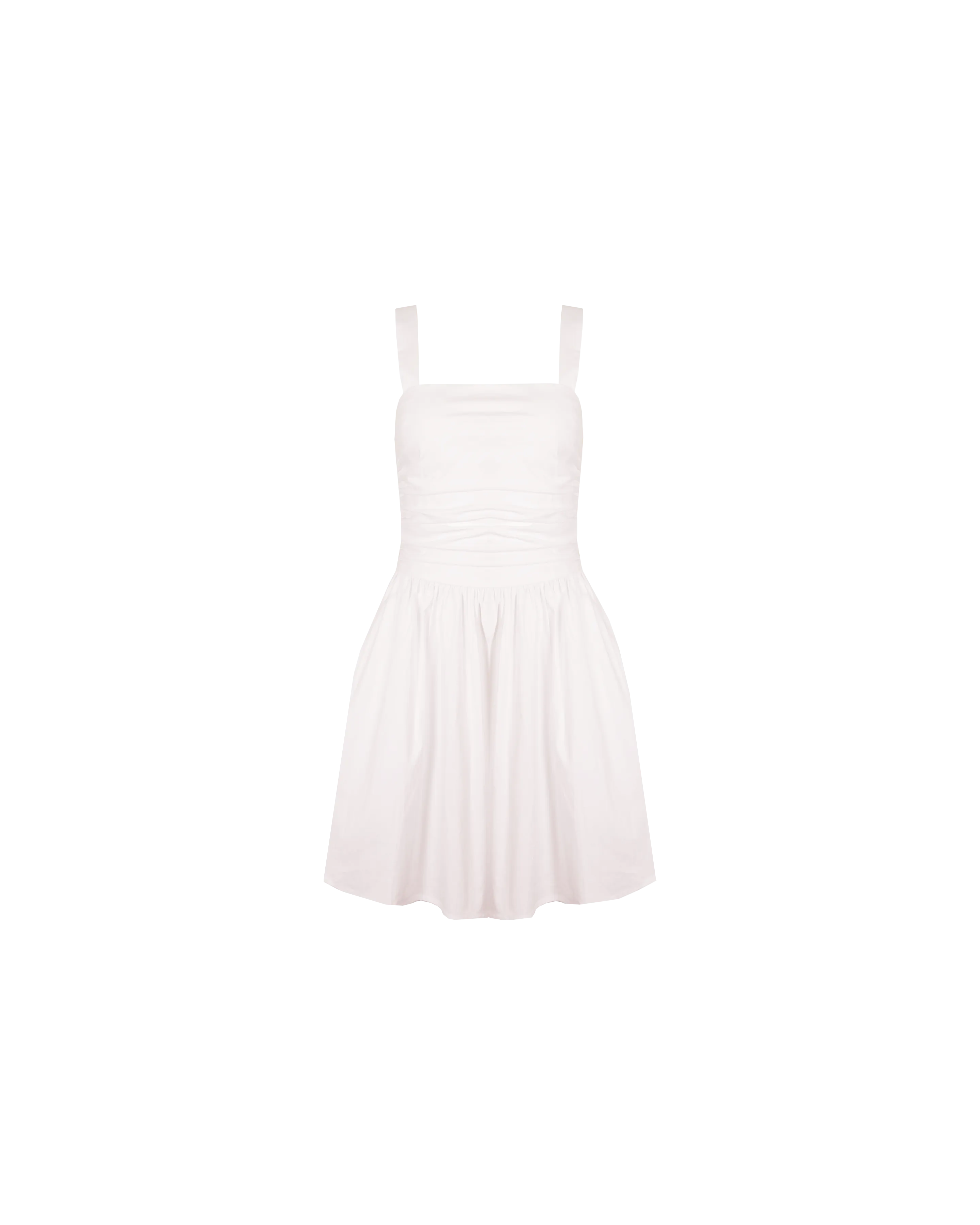 ARIEL MINI DRESS  WHITE