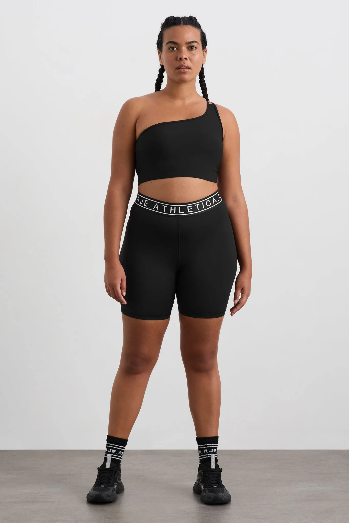 Asymmetric Ribbed Crop Top 386