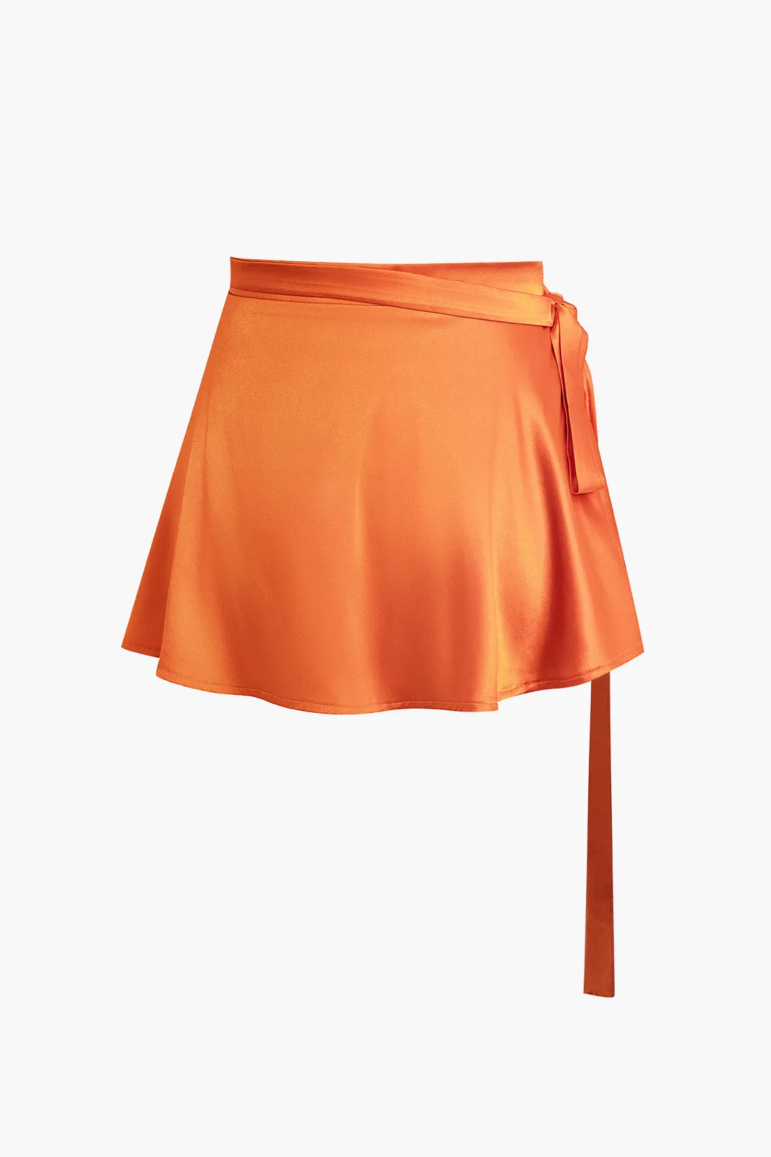 Asymmetrical Layer Mini Skirt