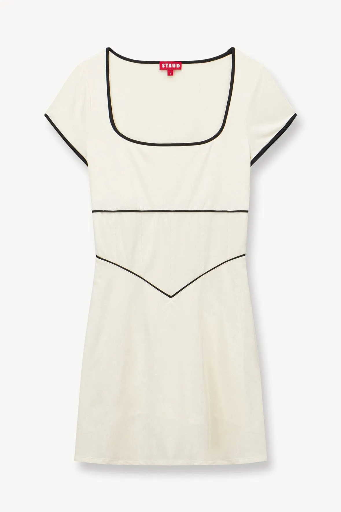 BACKSPIN DRESS | IVORY BLACK