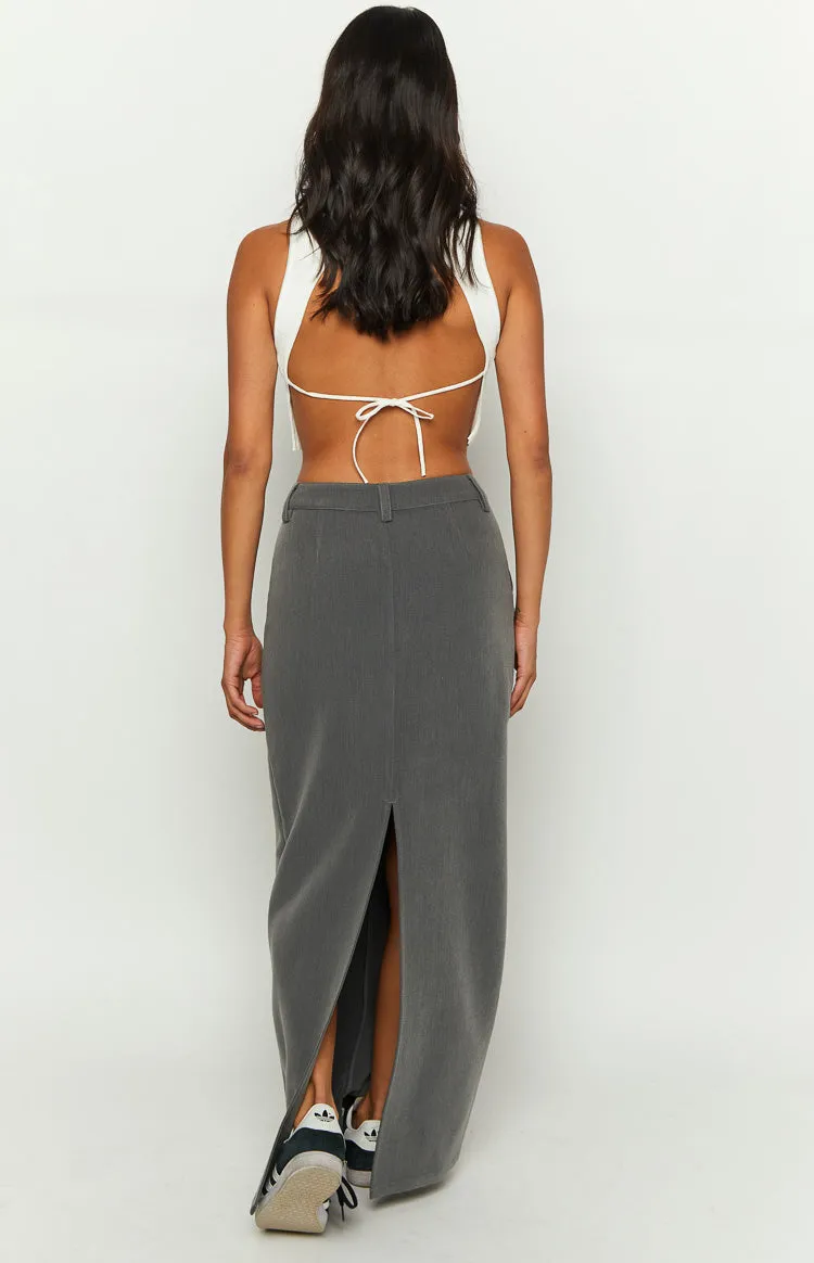 Banksi Grey Maxi Skirt