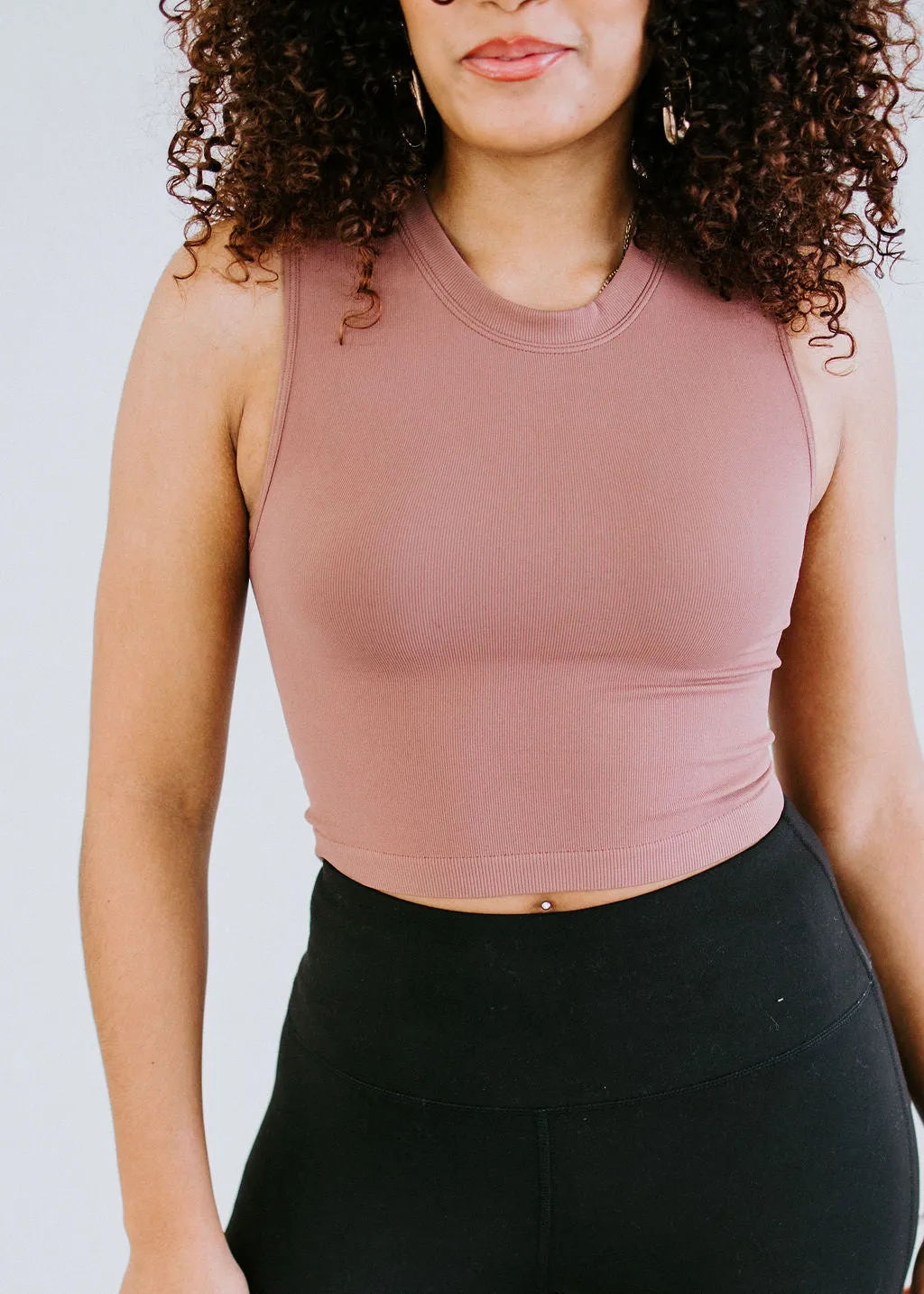 Be There Crewneck Crop Top