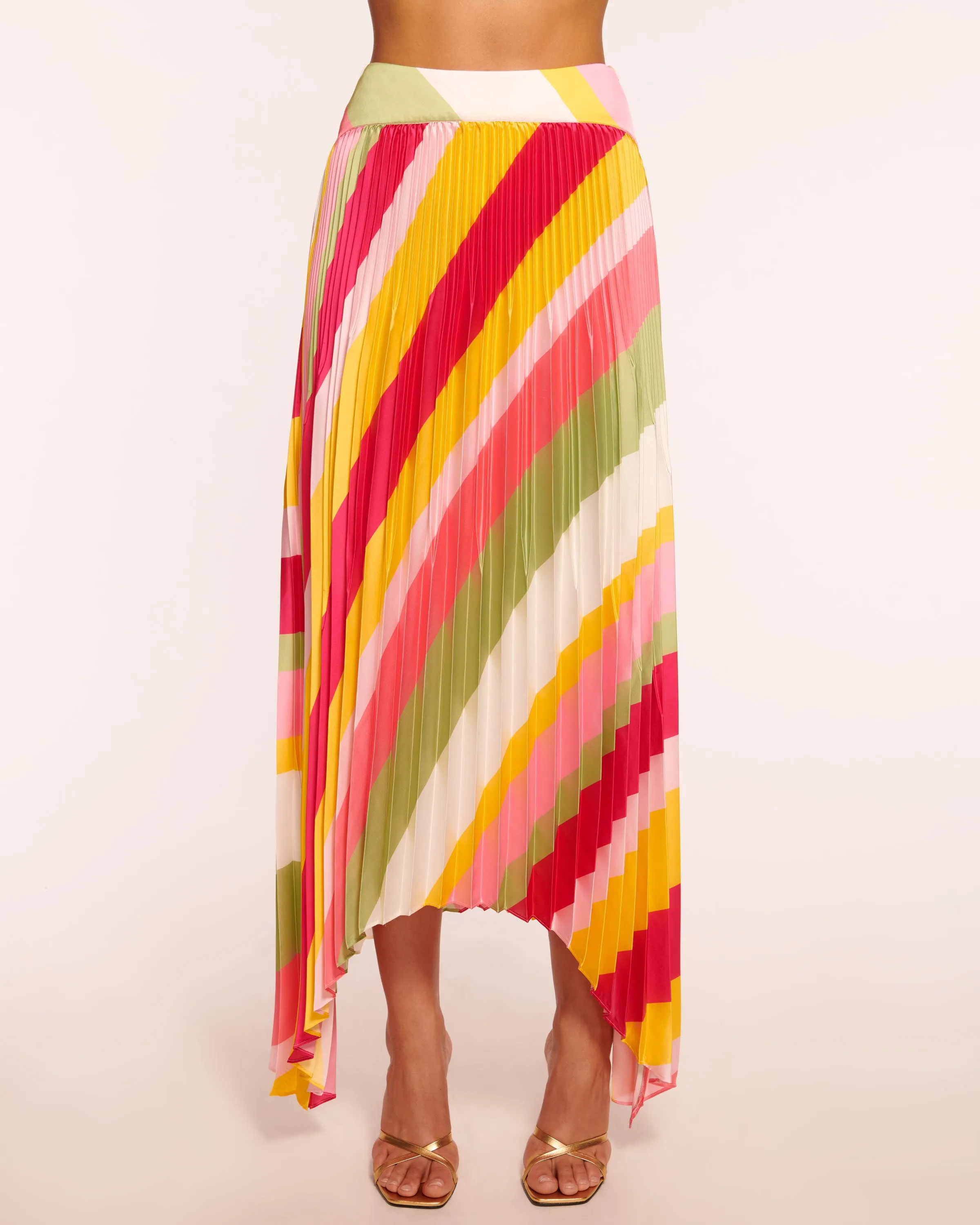 Beatrice Pleated Maxi Skirt