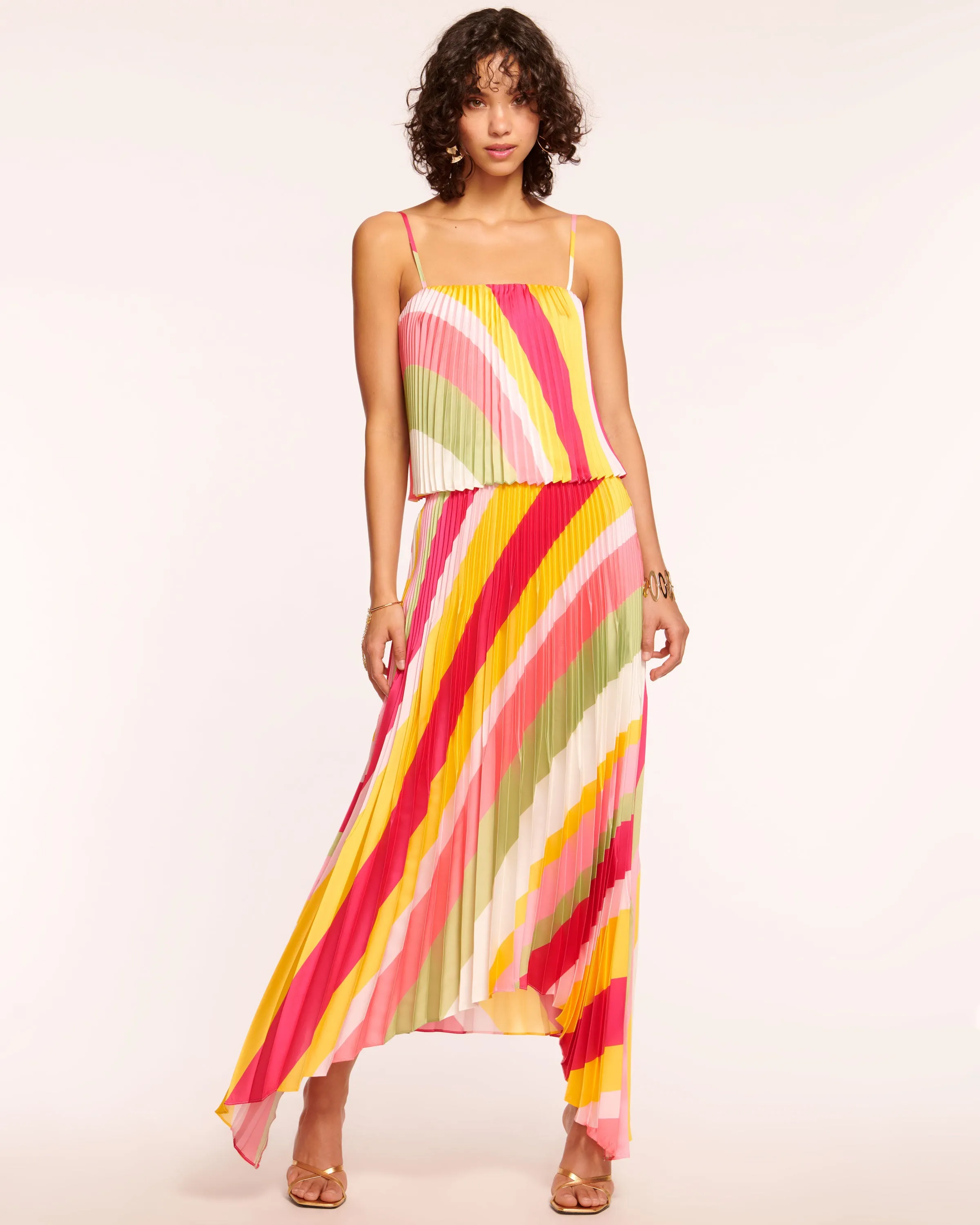 Beatrice Pleated Maxi Skirt