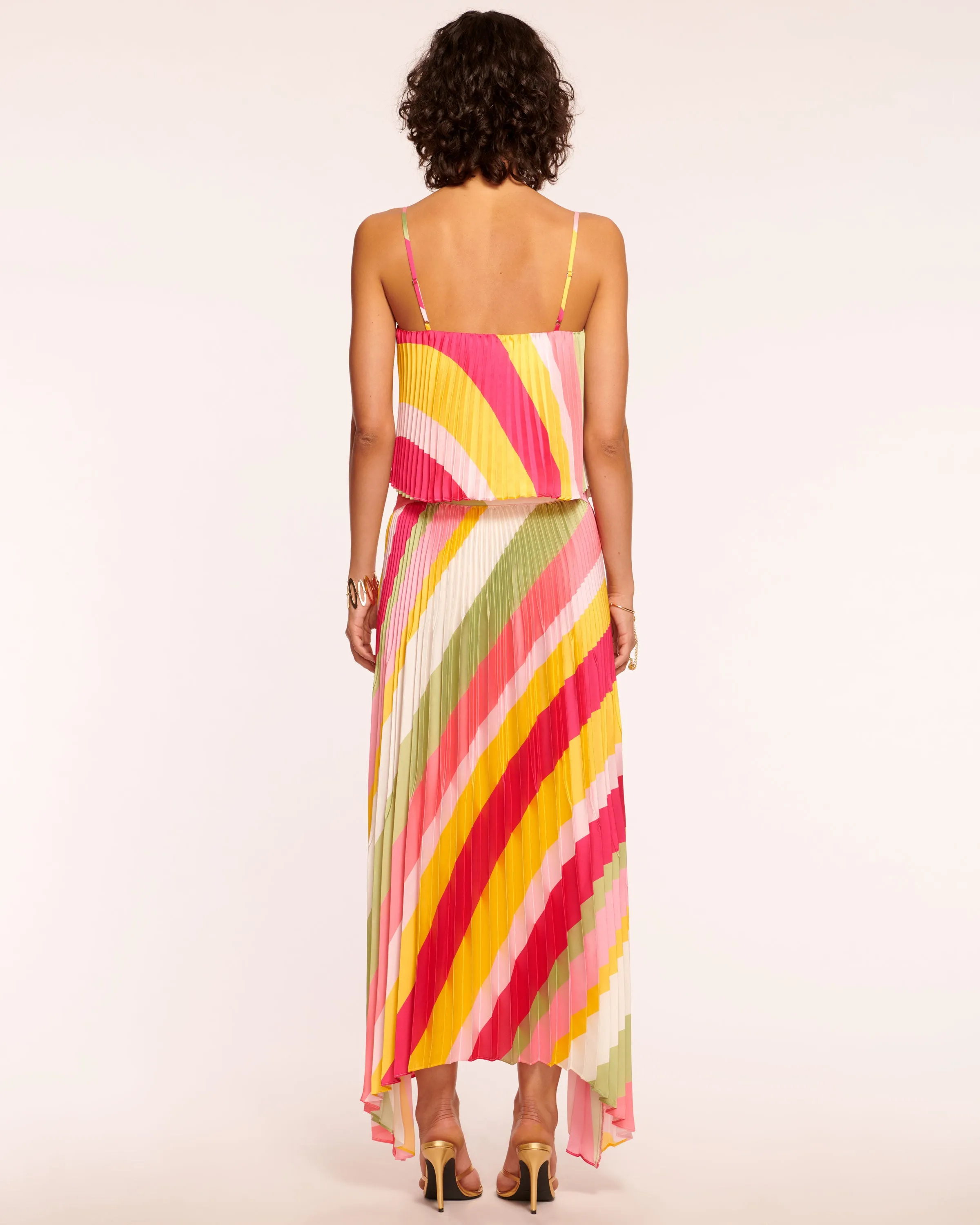 Beatrice Pleated Maxi Skirt