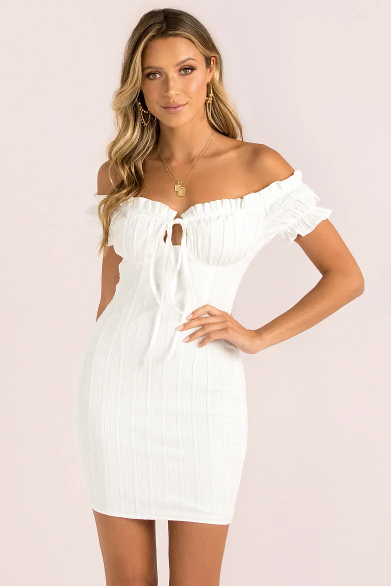 Belle Dress / White