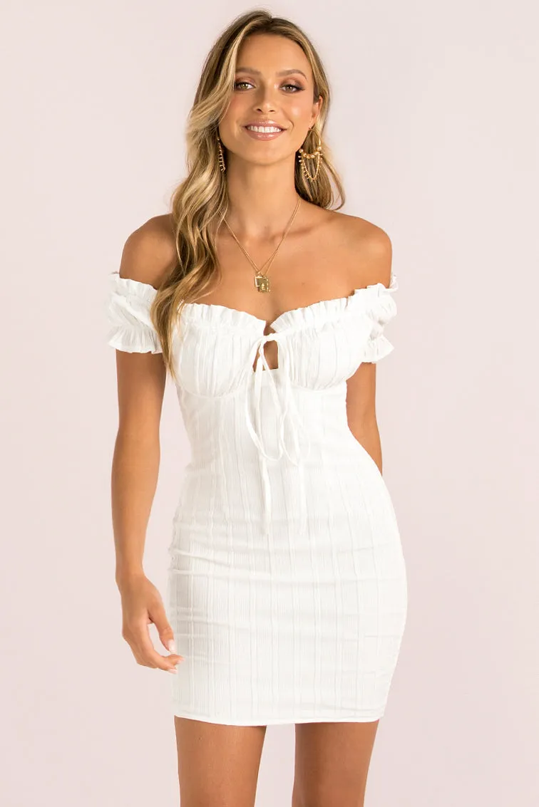 Belle Dress / White