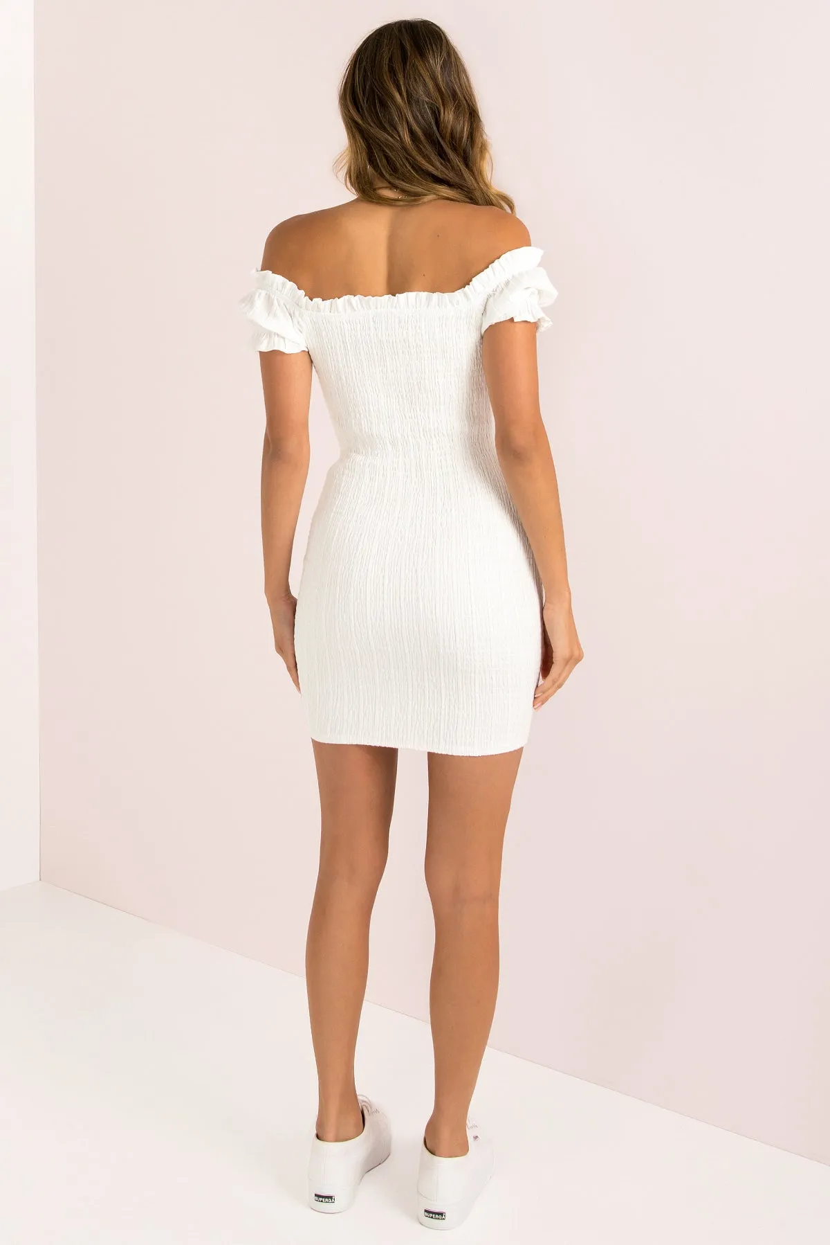 Belle Dress / White