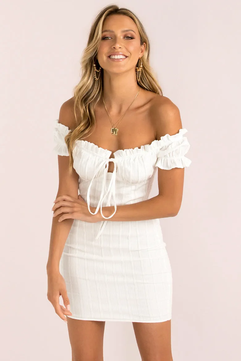 Belle Dress / White