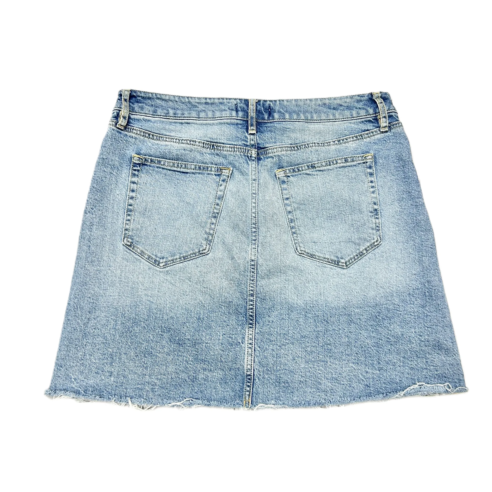 Blue Denim Skirt Mini & Short By Loft, Size: 10