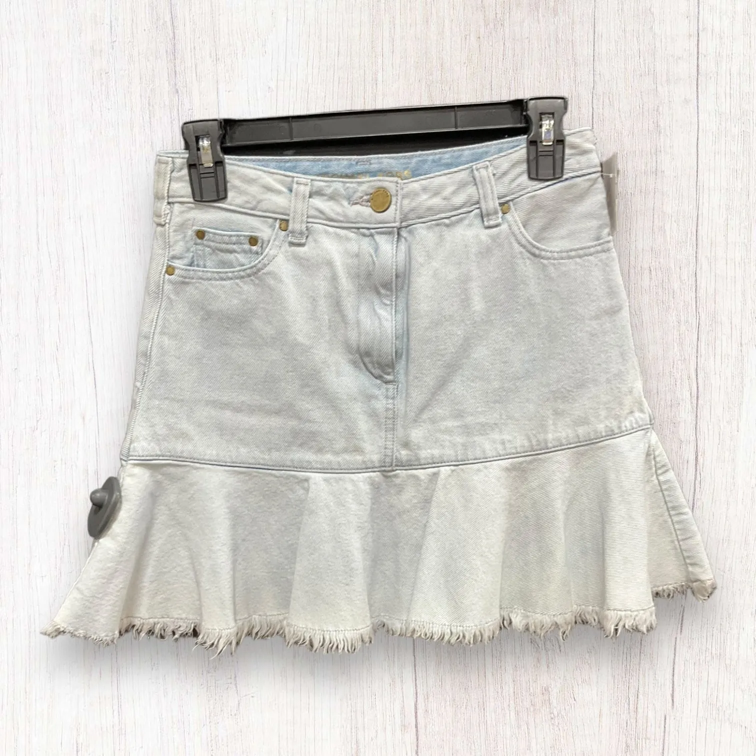 Blue Denim Skirt Mini & Short Michael By Michael Kors, Size 0