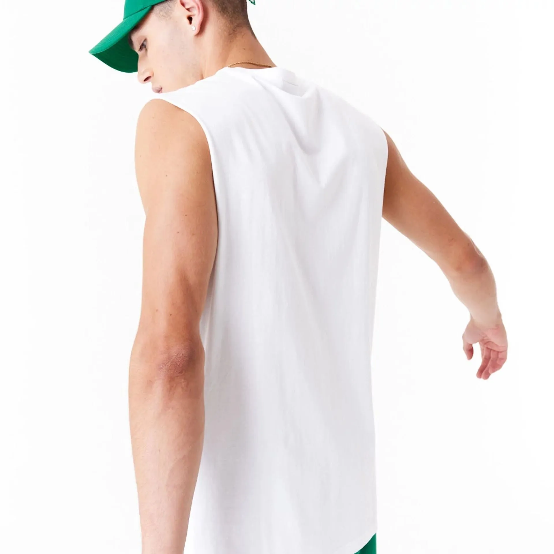 Boston Celtics Colour Block White Tank Top