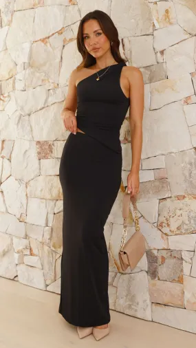 Cabo Maxi Skirt - Black