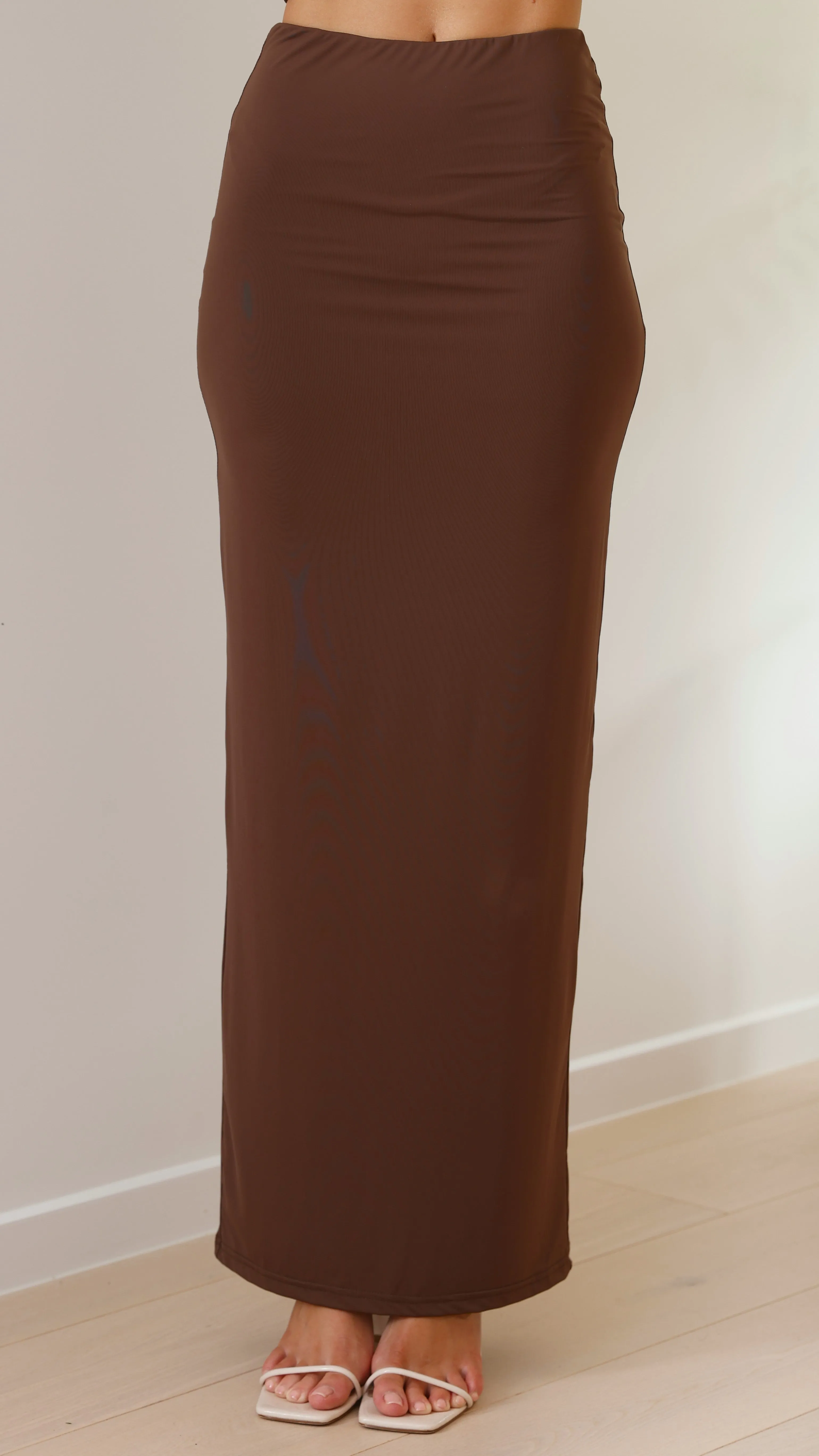 Cabo Maxi Skirt - Chocolate