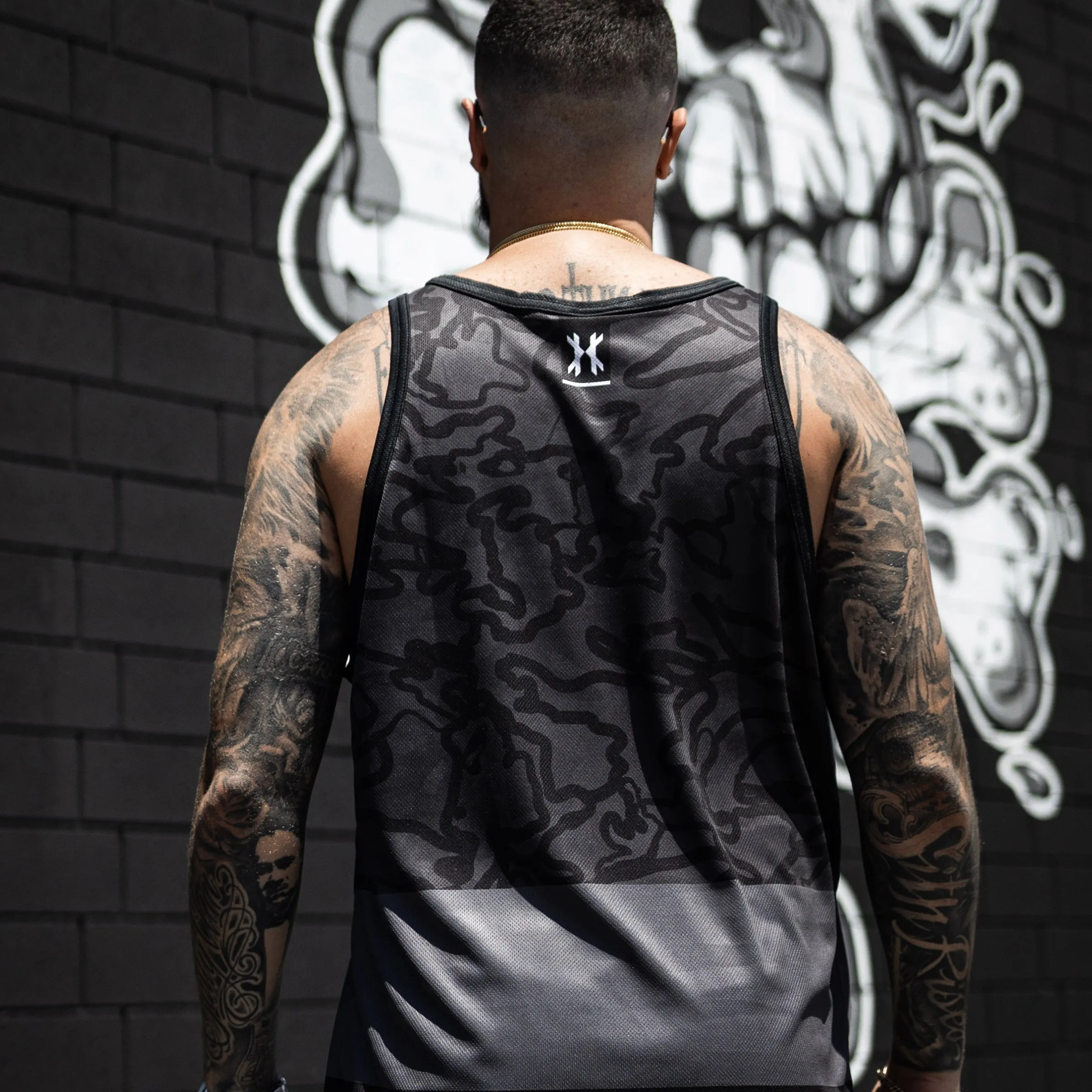 Chaos Black Tank Top DryFit