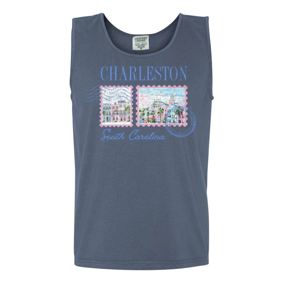 'Charleston Stamp' Tank Top