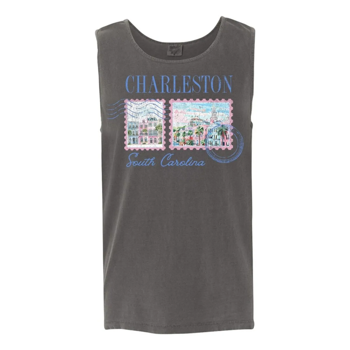 'Charleston Stamp' Tank Top