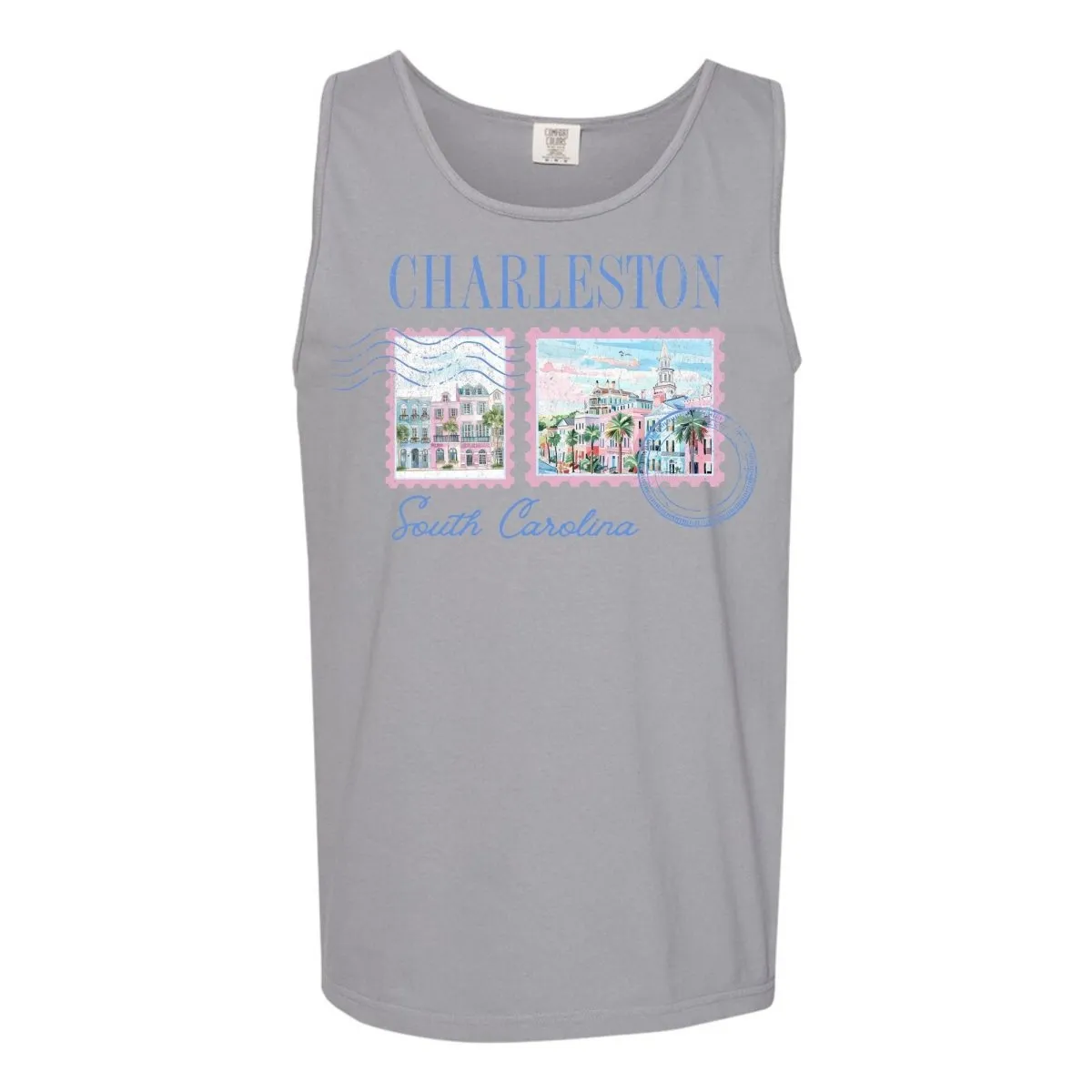 'Charleston Stamp' Tank Top