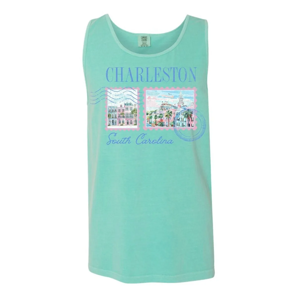 'Charleston Stamp' Tank Top