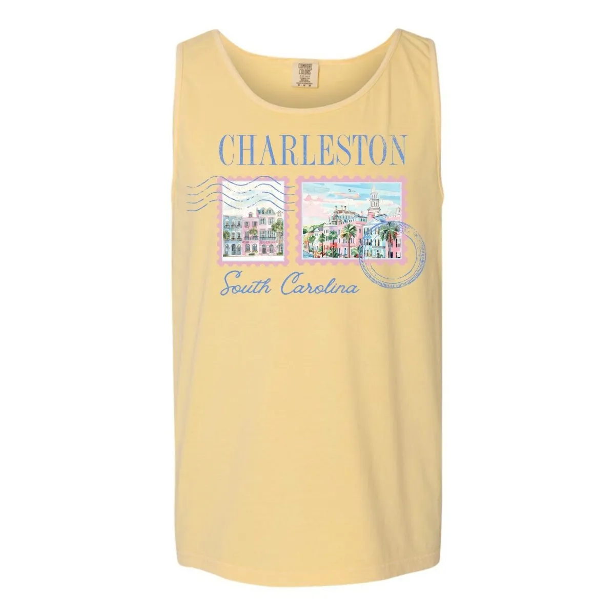 'Charleston Stamp' Tank Top