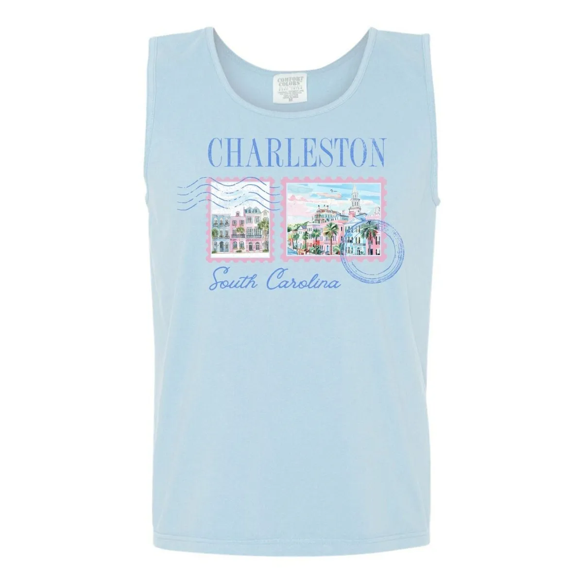 'Charleston Stamp' Tank Top