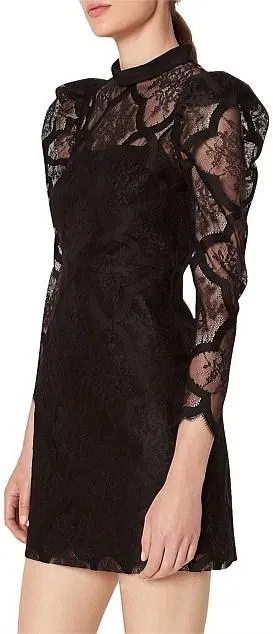 'Coeur' Black Dress