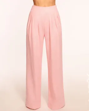 Dalia Pleated Linen Pant