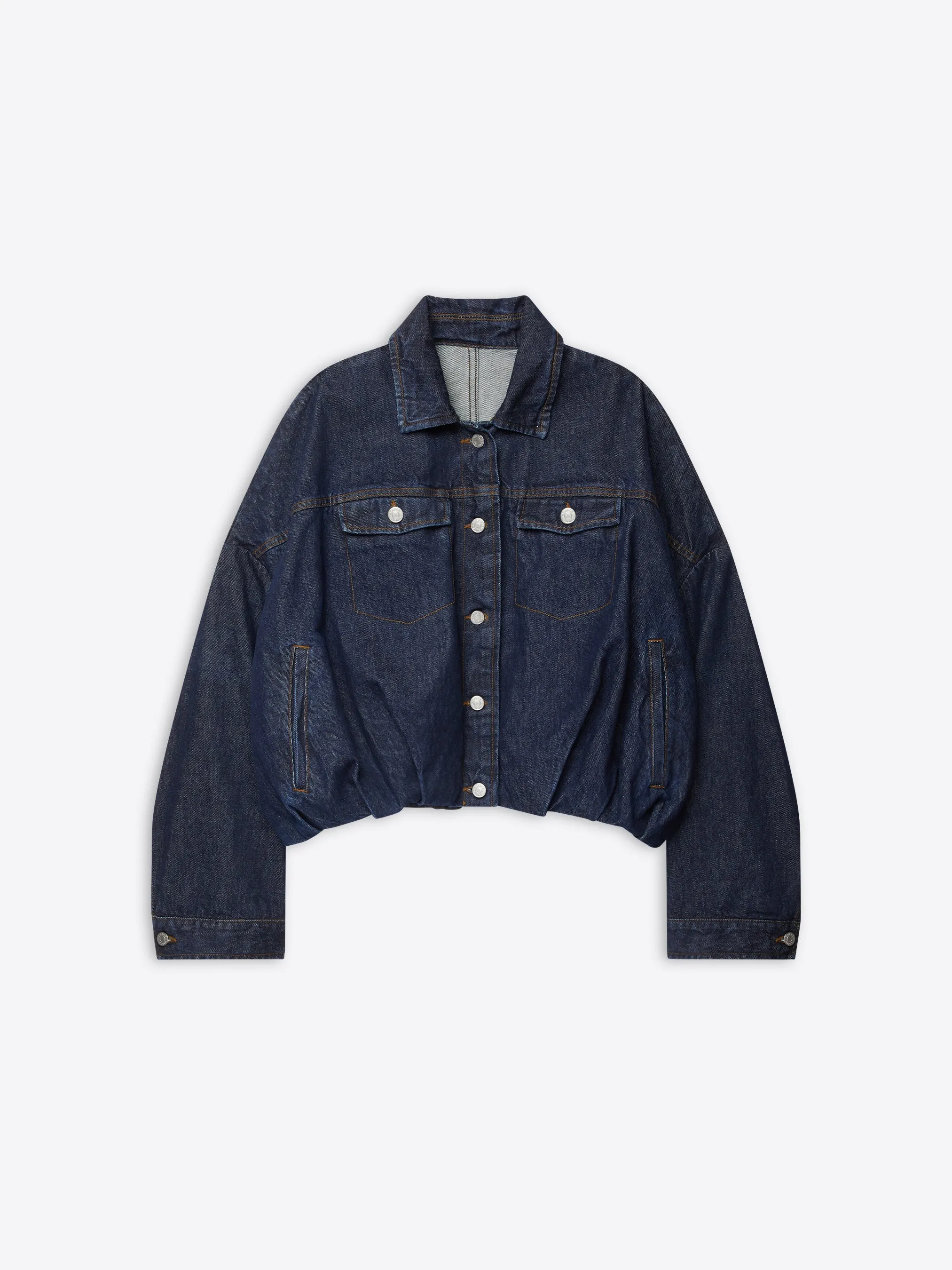 Denim blouson