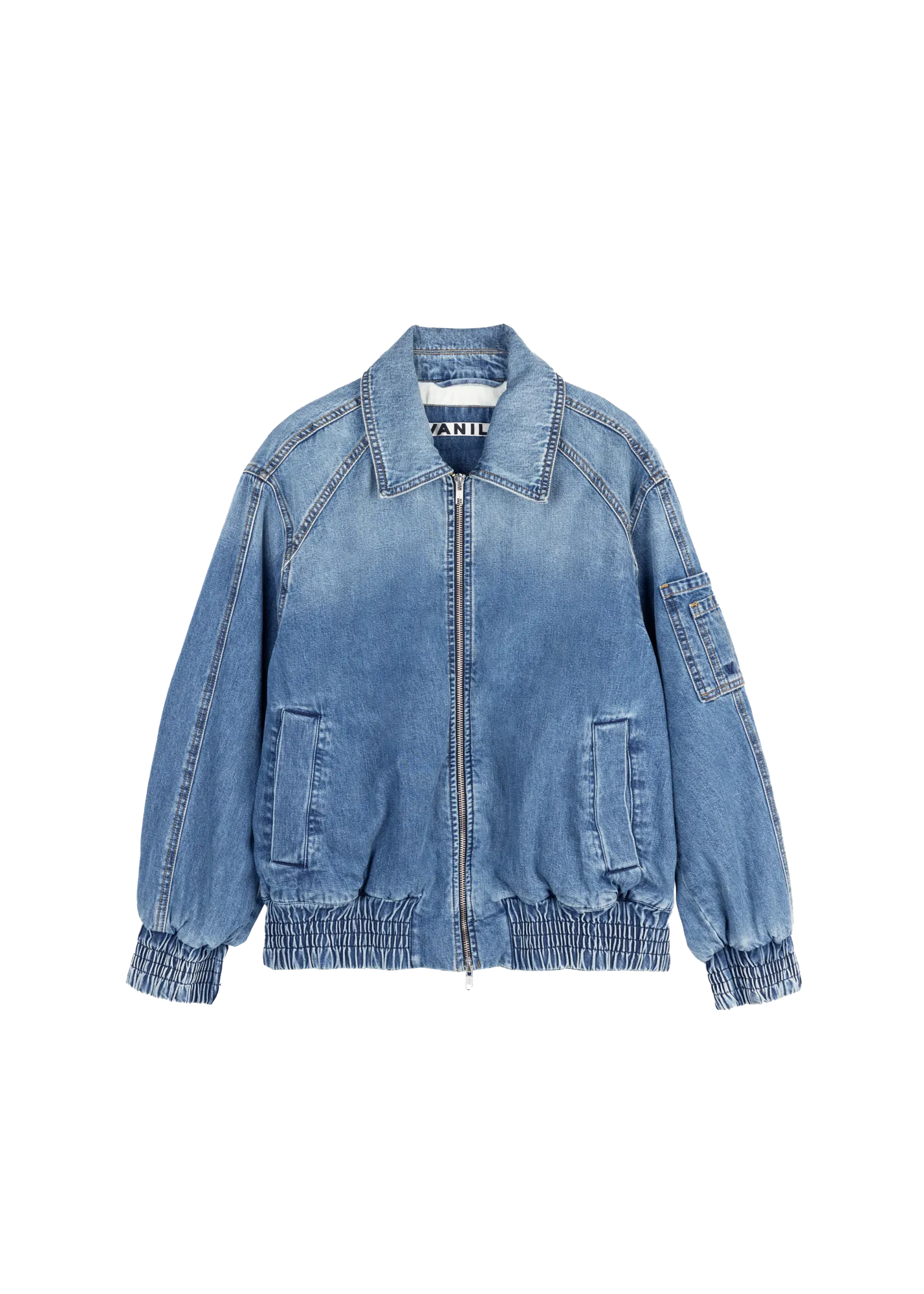 Denim bomberjack