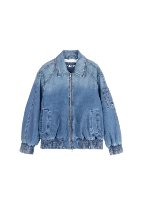 Denim bomberjack