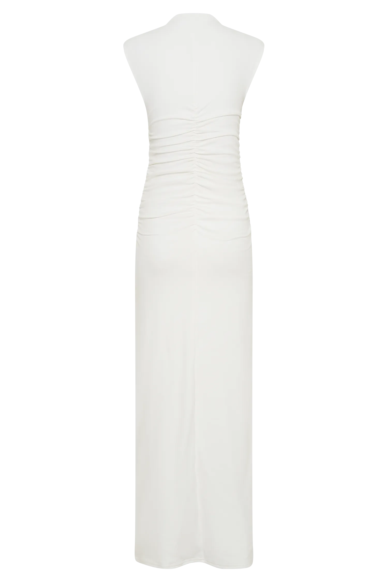 Elliot High Neck Sleeveless Maxi Dress - White