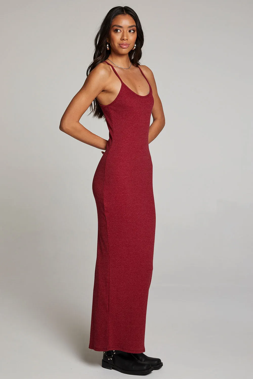 Emma Blood Red Maxi Dress