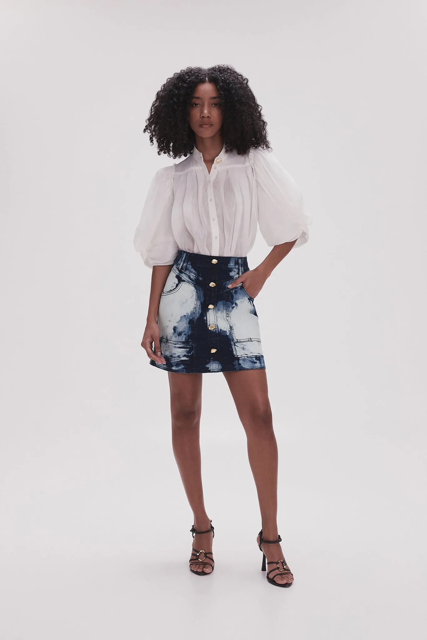 Enigma Denim Mini Skirt