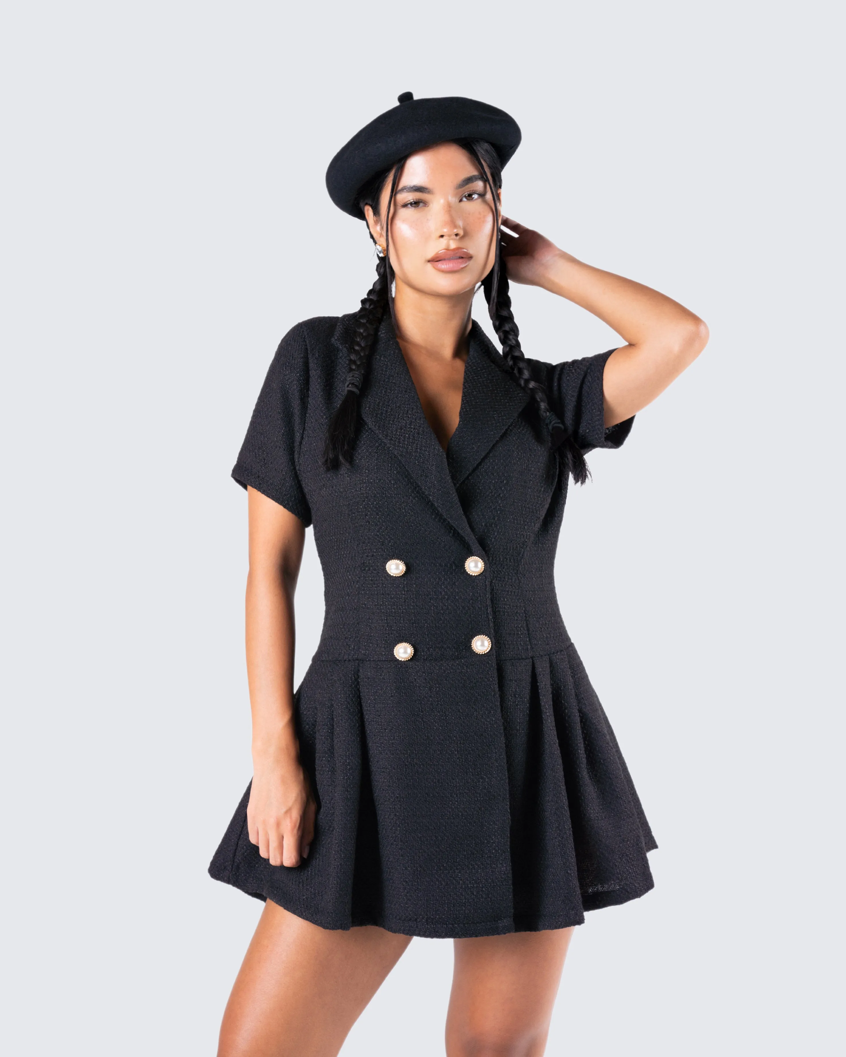 Felix Black Mini Dress