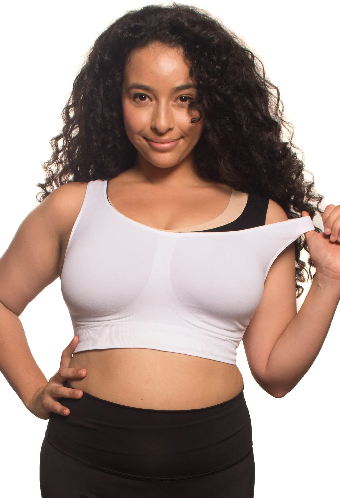 Full Bust Support Crop Top