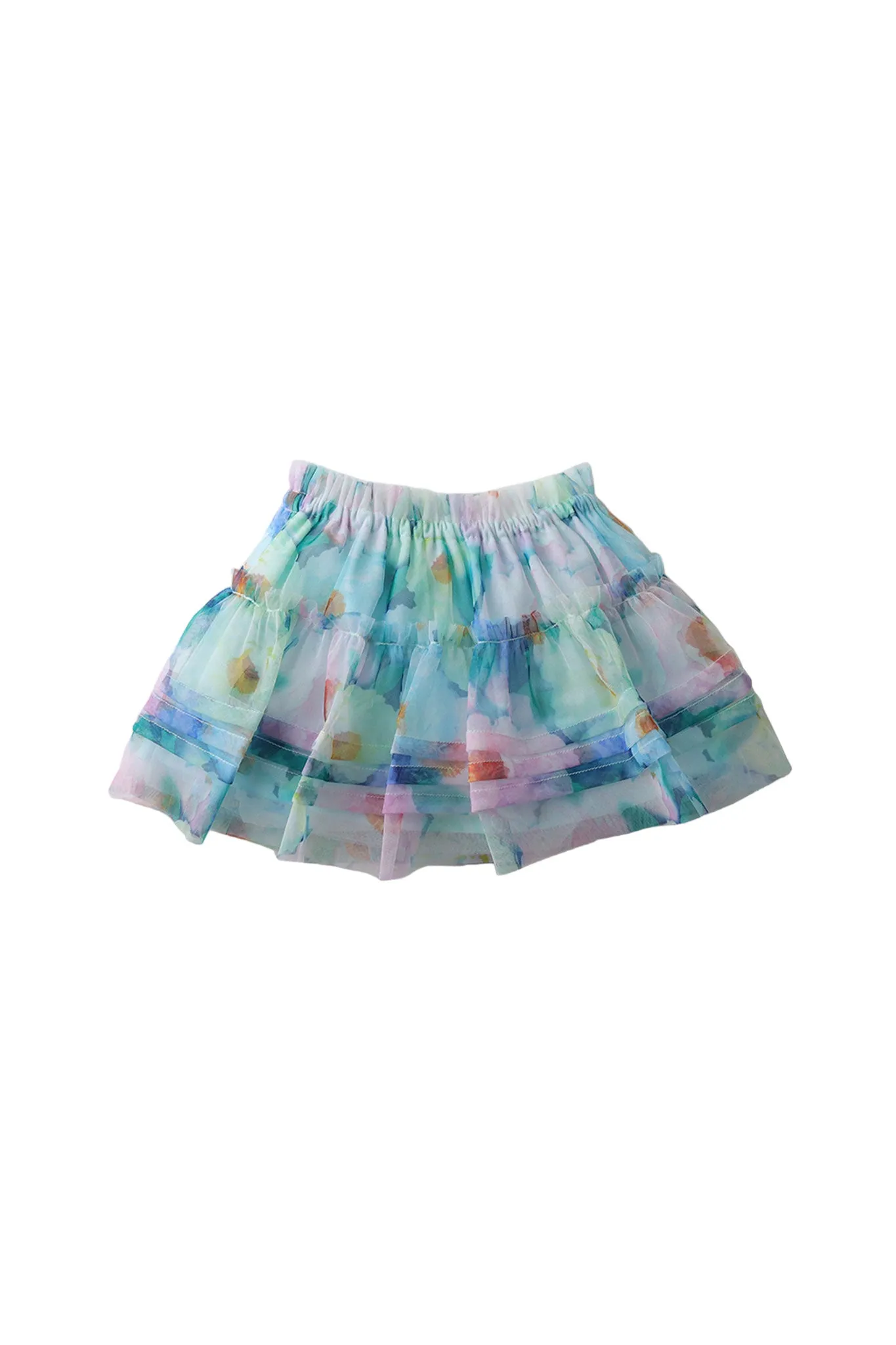 Gingersnaps Floral Printed Tulle Skirt