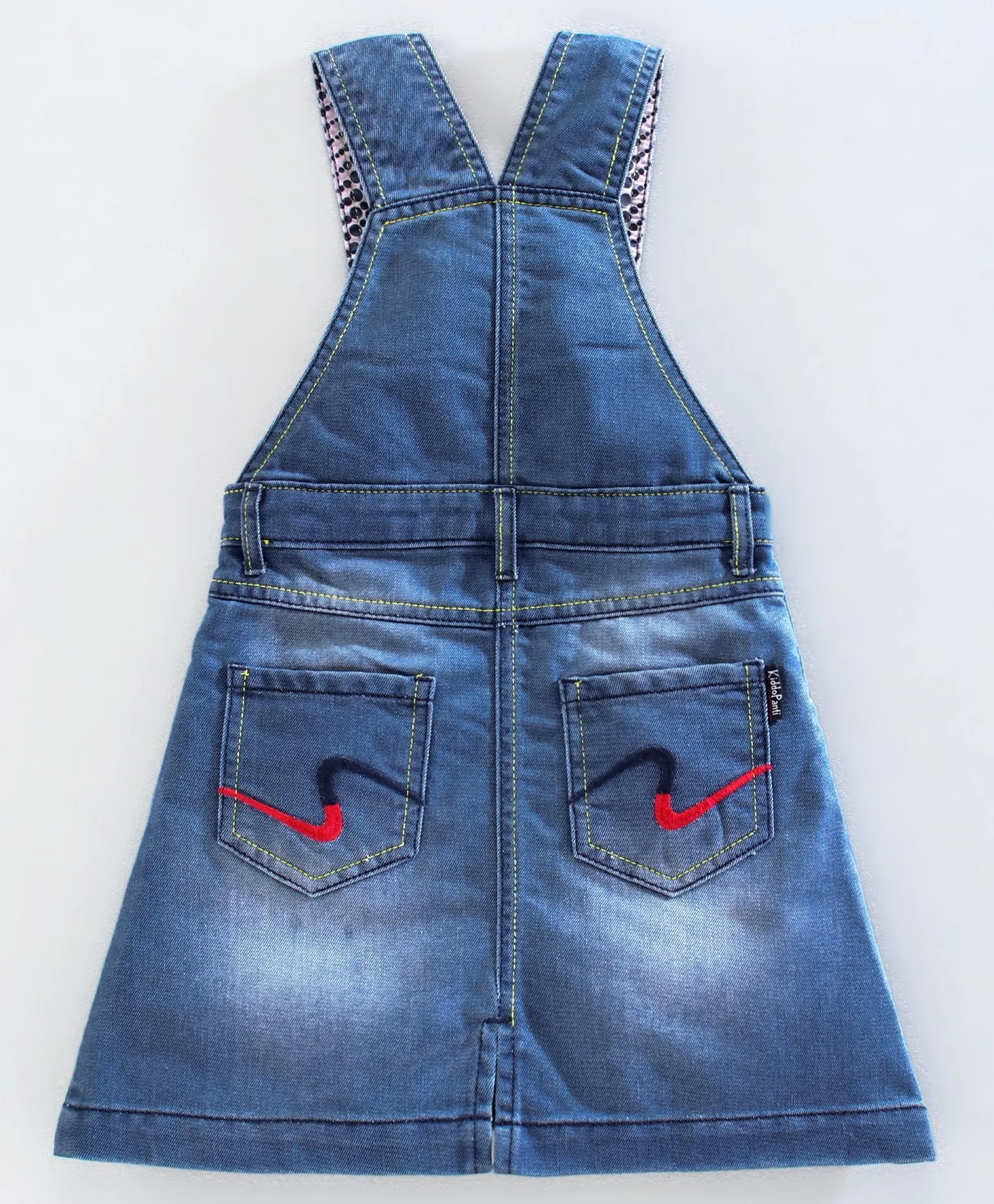 Girls Denim Dungaree Skirt