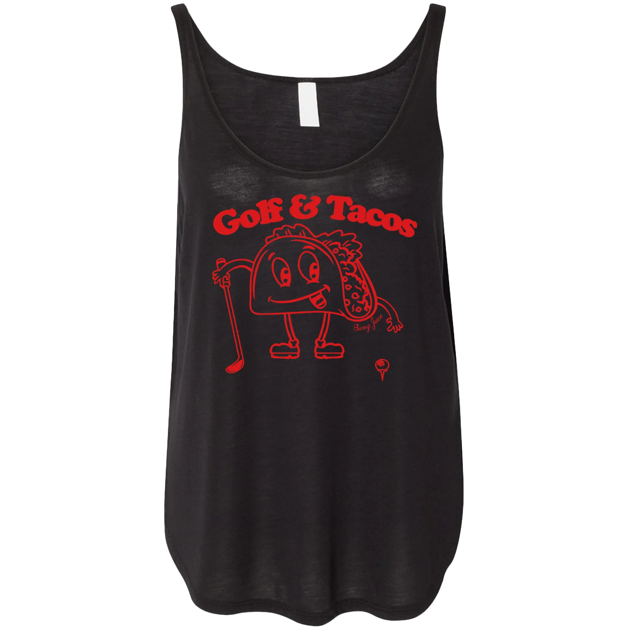 Golf & Tacos Women's Tank Top Black