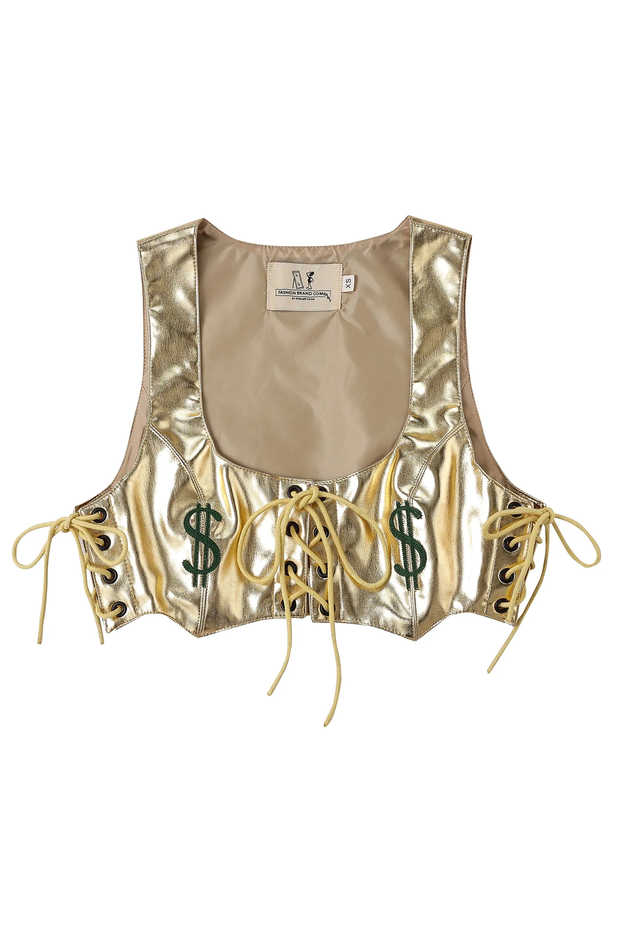 Greed Crop Corset Top