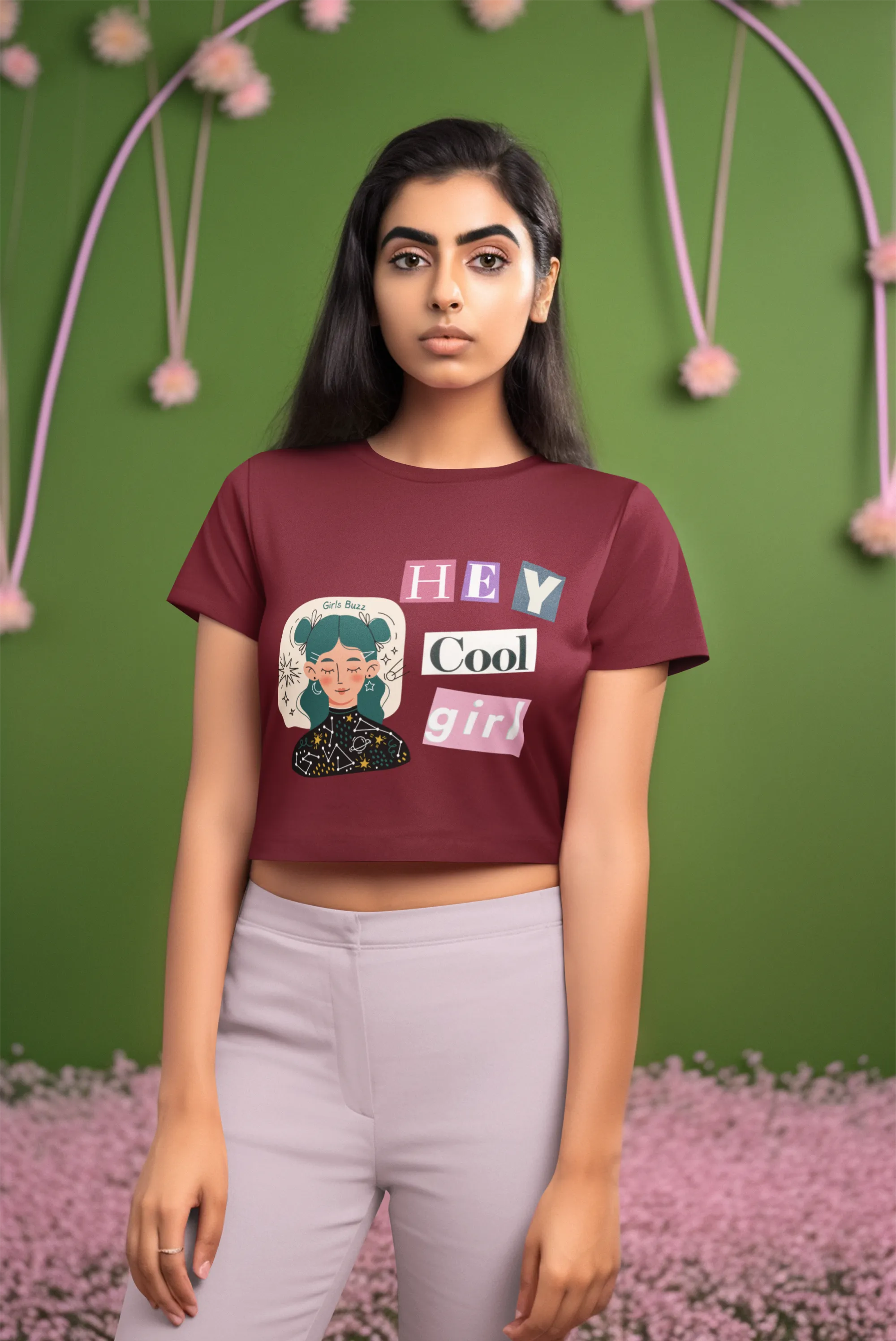 Hey Cool Girl Crop Top