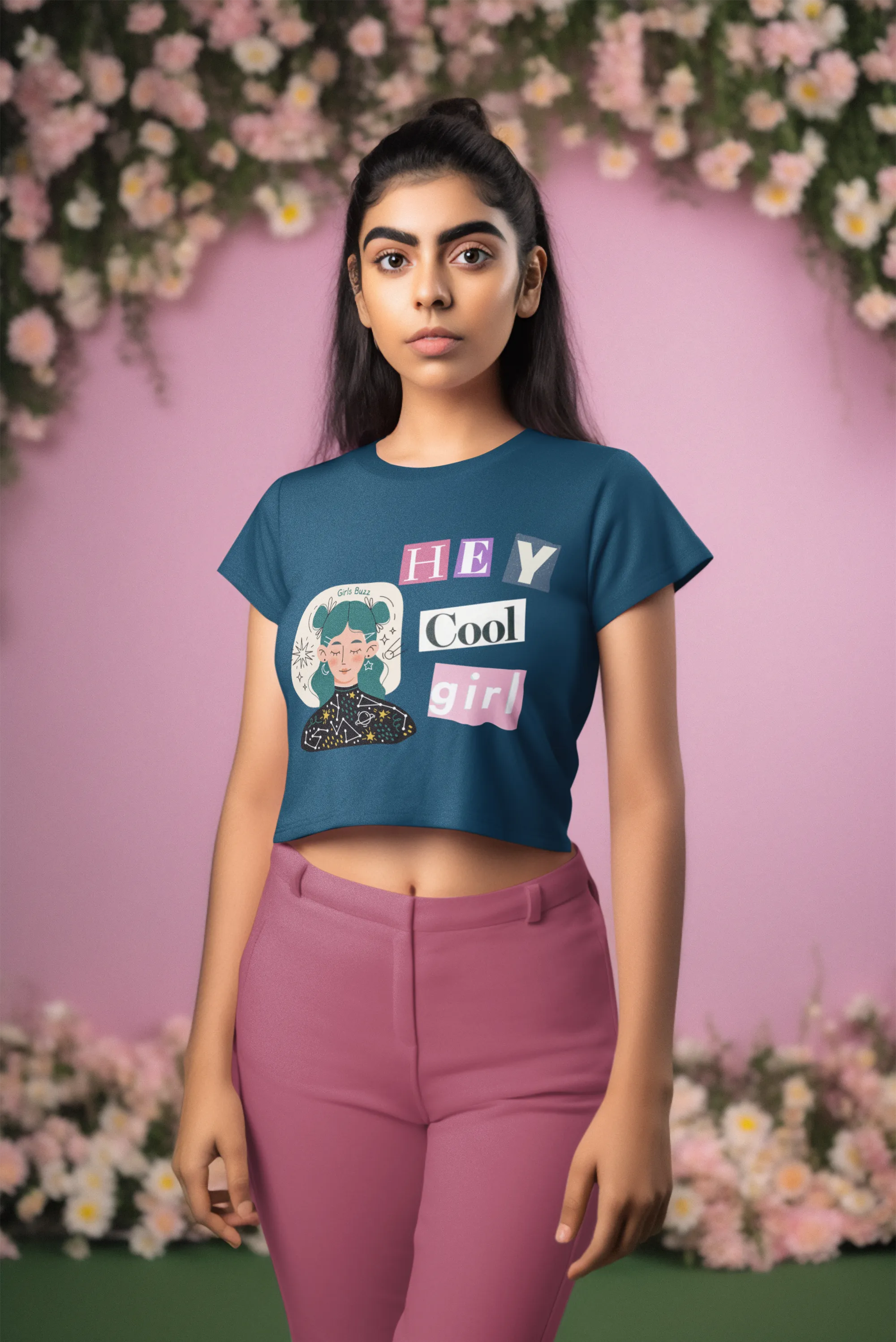 Hey Cool Girl Crop Top